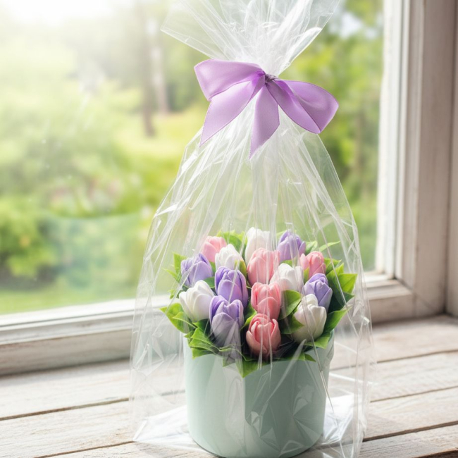 Мыльная композиция 70 оттенков розового