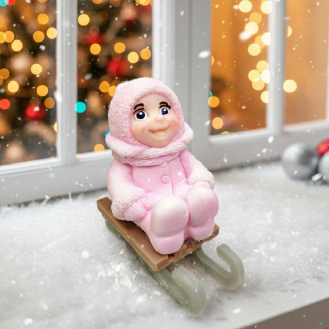 На саночках с новым годом