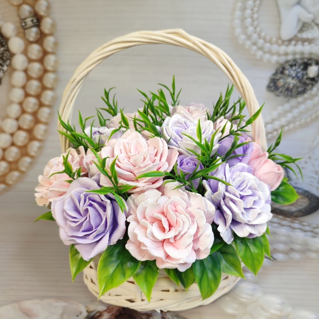 Меренга мыльные розы