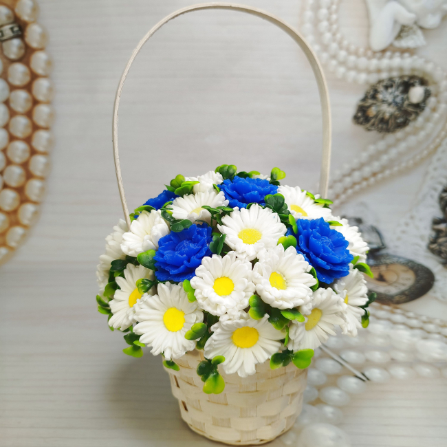 Мыльные ромашки и васильки