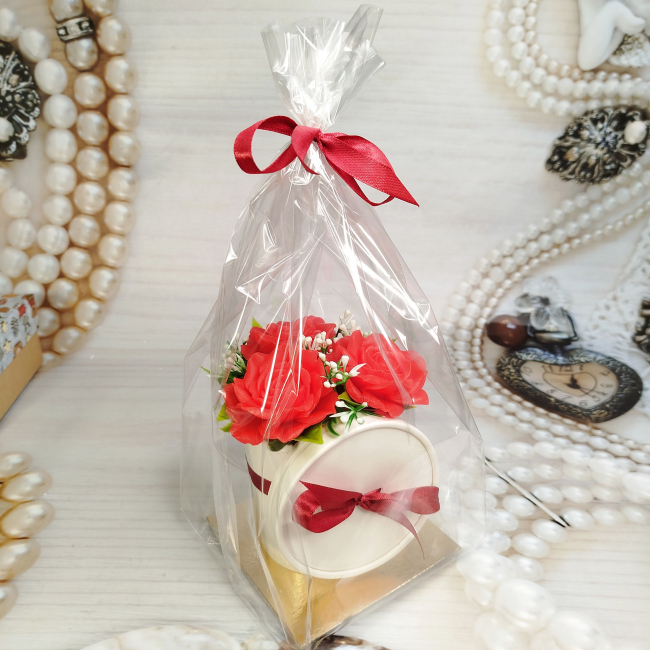 Букет Леди в красном