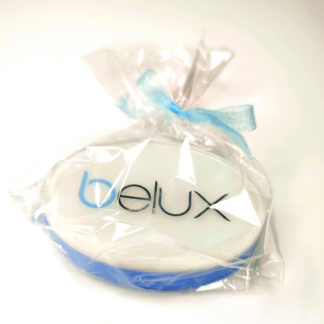 Мыло с логотипом belux