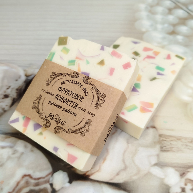 Мыло с конфетти