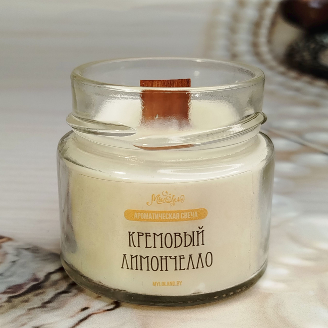 кремовый лимончелло ароматическая свеча