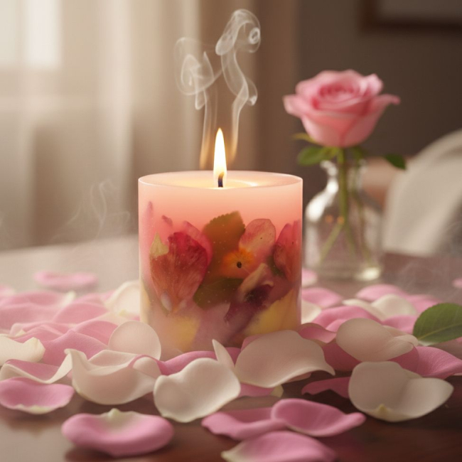 свеча лепестки