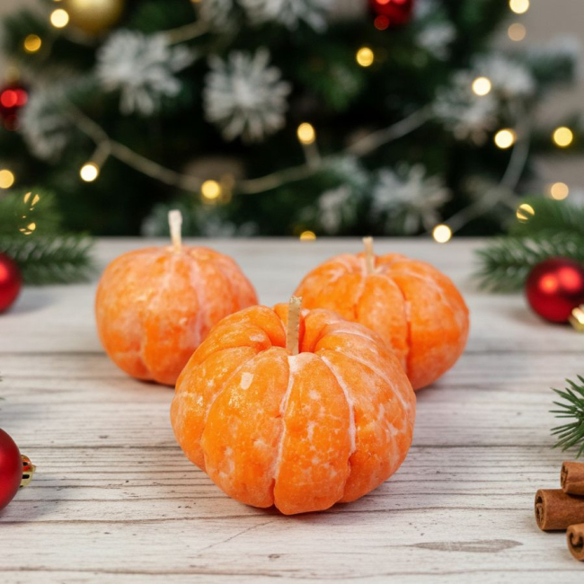 Мандарины с фитилём