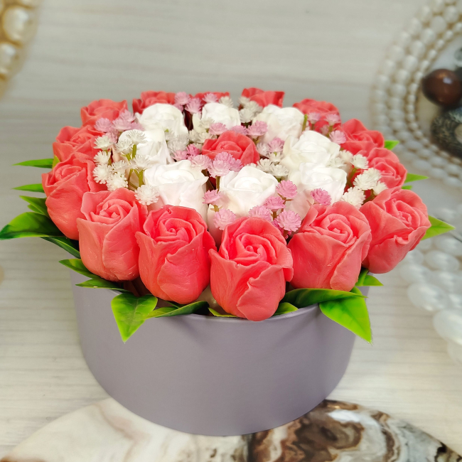 Букет из мыла Кружева