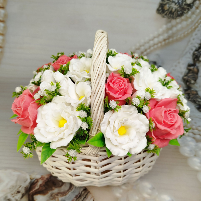 Букет Розовое сияние