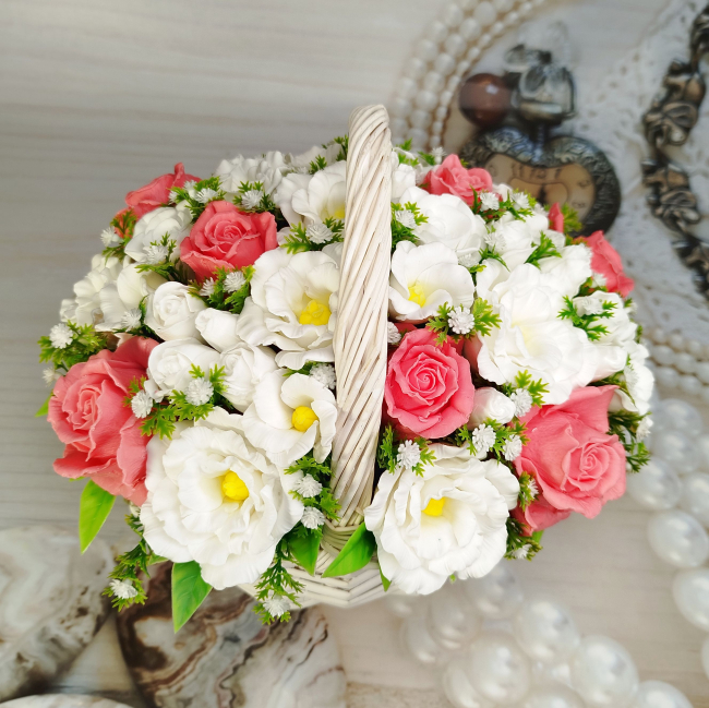 Композиция Розовое сияние