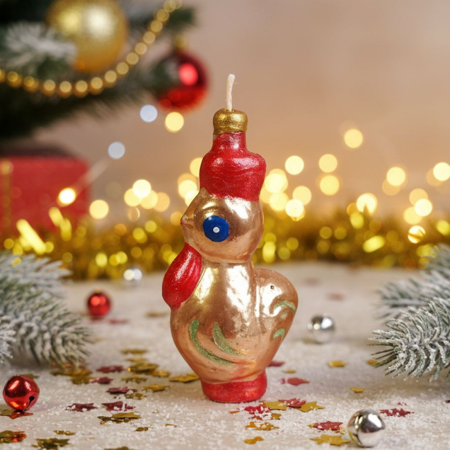 Новогодняя игрушка петушок