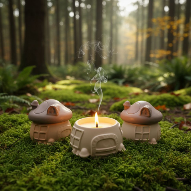 свеча волшебный домик