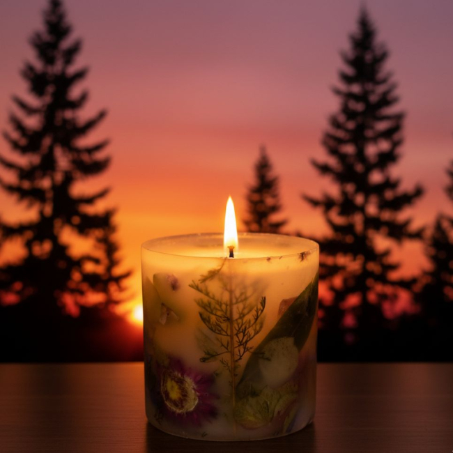 свеча в сосновом бору