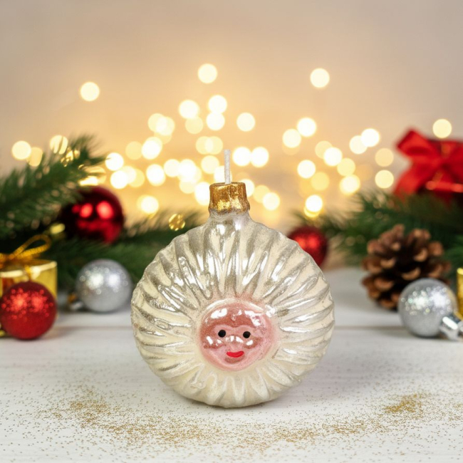 Новогодняя свеча Солнышко