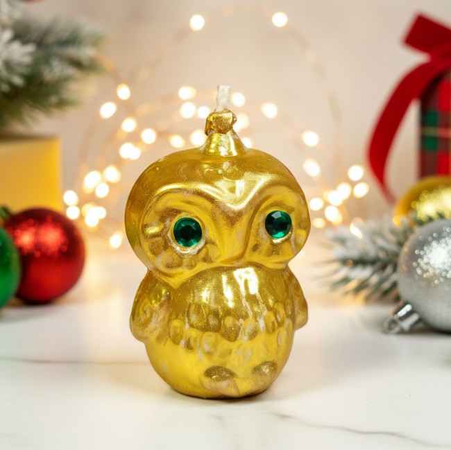 как ёлочная игрушка совёнок