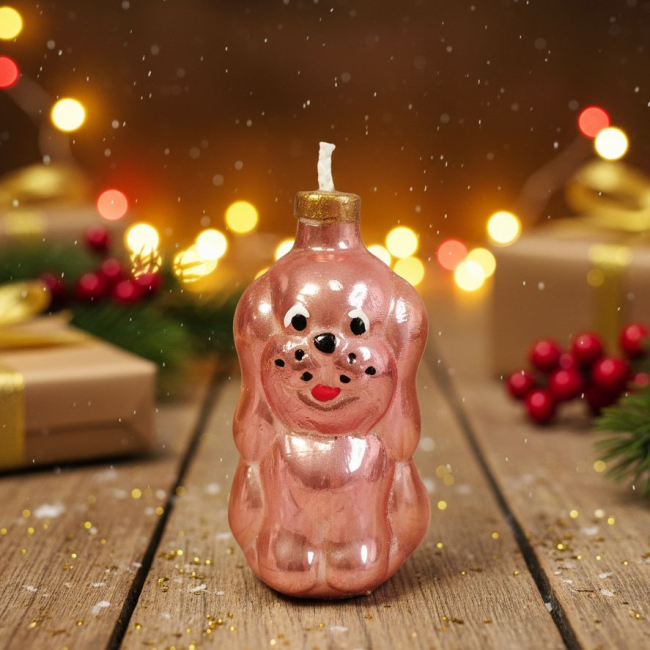 Щенок из воска