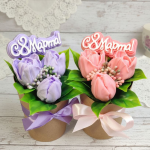 тюльпаны 8 марта