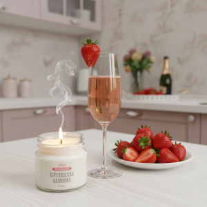 аромат клубника и шампанское