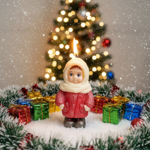 Свеча в виде девочки