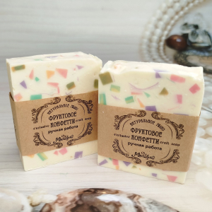 Фруктовое конфетти мыло