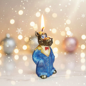 Новогодняя свеча 2026