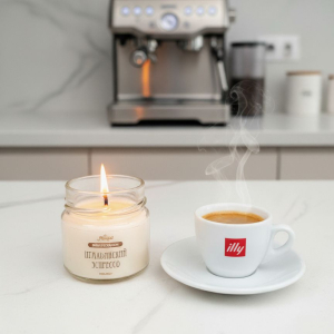 Свеча и круассан