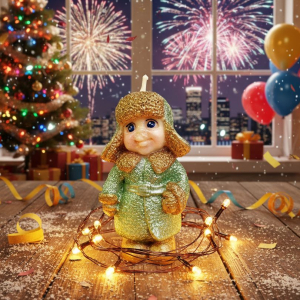Мальчик из воска в ушанке