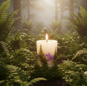 Свеча в лесу