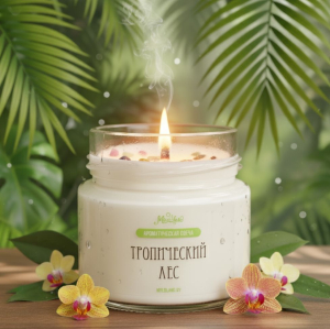Свеча с ароматом кокоса