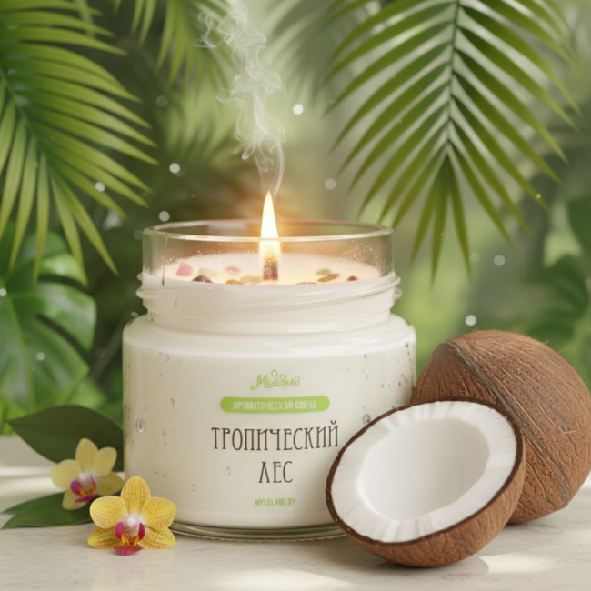 Ароматическая свеча Тропический лес