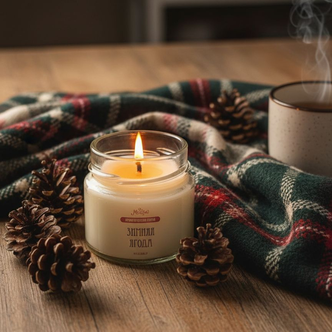 зимняя свеча